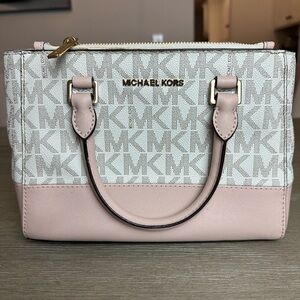 Michael Kors Mini Bag in Pink and Cream